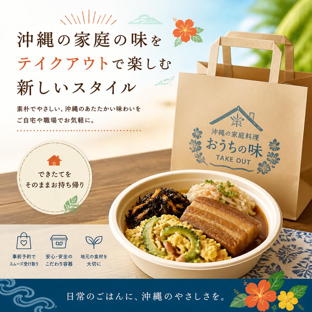 沖縄の家庭の味をテイクアウトで楽しむ新しいスタイル