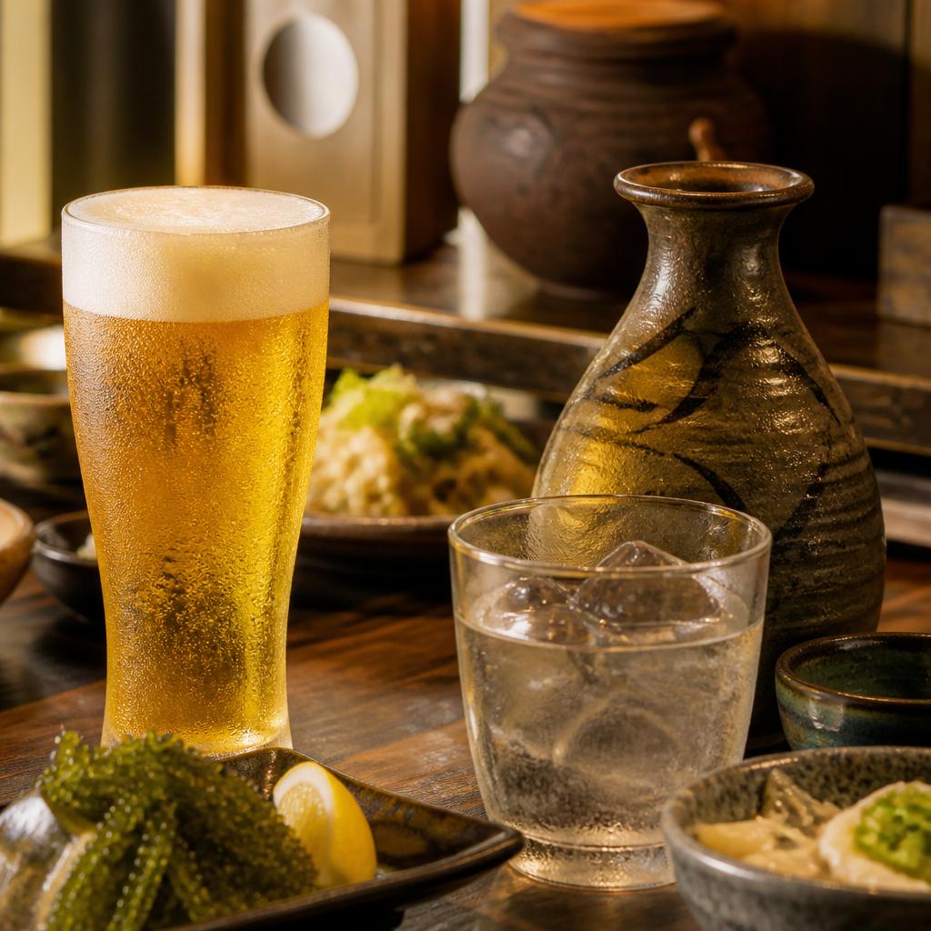 豊富なドリンクメニューで楽しむひととき